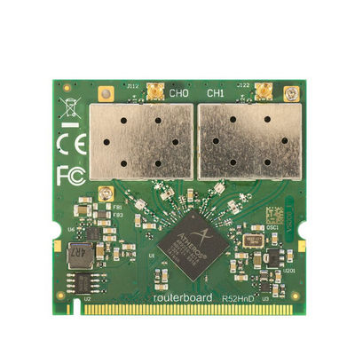 Card mạng không dây công suất cao băng tần kép Mikrotik ROS R52HnD 400mw 802.11abgn